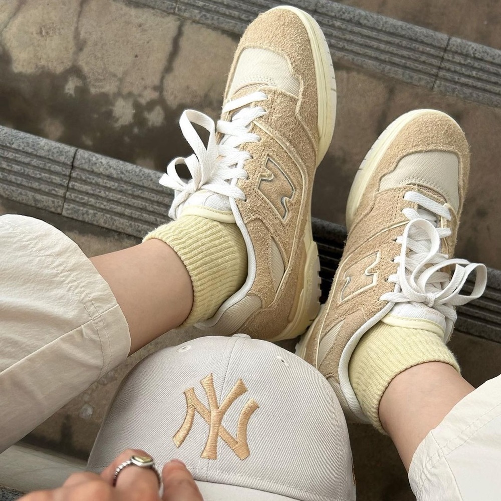 Aime Leon Dore New Balance 550 Suede Taupe Tan Sneakers Women’s 5.5 | EU 36